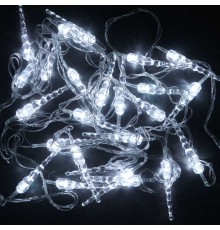 Гирлянда “Сосулька”, 28 лампочек, 5 метров, 8 режимов работы, белая C23451-906
