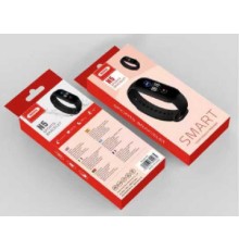 Годинник Bluetooth 4.0, вологозахист, кольоровий дисплей, годинник, дзвінки та повідомлення, кроки, серцебиття, музика, в кор. /200/