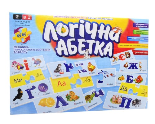 Настольная игра Danko-toys Логична Абетка (DT66Asp-U)