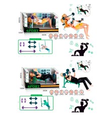 Лялька 29см, шарнірна, лава тренувальна, гантелі, 2 види(спортсмен/спортсменка), в кор-ці, 30-15,5-13,5см /28/