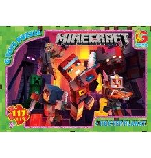 Пазли ТМ "G-Toys" із серії  "Minecraft" (Майнкрафт), 117 елементів
