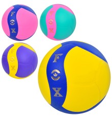 М'яч волейбольний офіційний розмір, ПУ, 260-280г, неон, 4кольори, ігла, сітка, в п/е /24/