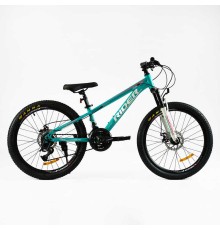 Велосипед Спортивний Corso 24" дюйми «Rider» рама сталева 11’’, обладнання LTWOO A2, 21 швидкість, зібран на 75% /1/