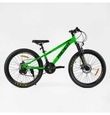 Велосипед Спортивний Corso 24" дюйми «Rider» рама сталева 11’’, обладнання LTWOO A2, 21 швидкість, зібран на 75% /1/