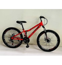 Велосипед Спортивний CORSO STARK 24" дюйми рама сталева 12``, 21 швидкість SAIGUAN, зібран на 75% /1/