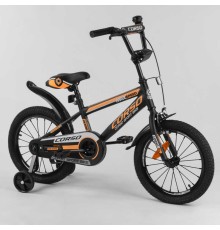 Велосипед 16 "дюймів 2-х колісний "CORSO" сталева рама, сталеві протиударні диски з посиленою спицею, зібраний на 75% /1/