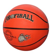 М'яч баскетбольний PROFIBALL розмір7, гума, 8 панелей, малюнок-друк, 510г /40/