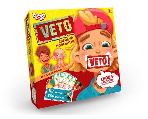 Настільна розважальна гра "VETO" VETO-01-01U